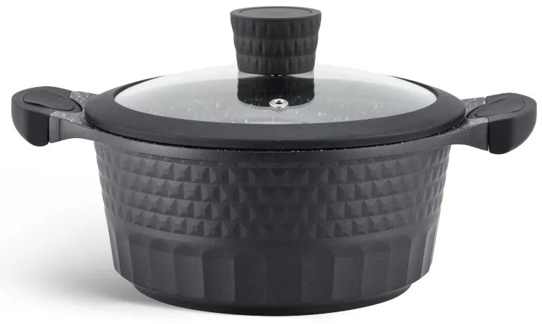 10 kusový set hrncov v čiernom elegantnom dizajne