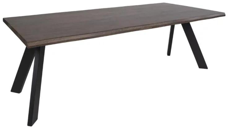 Dizajnový jedálenský stôl Skye, tmavý olejovaný dub