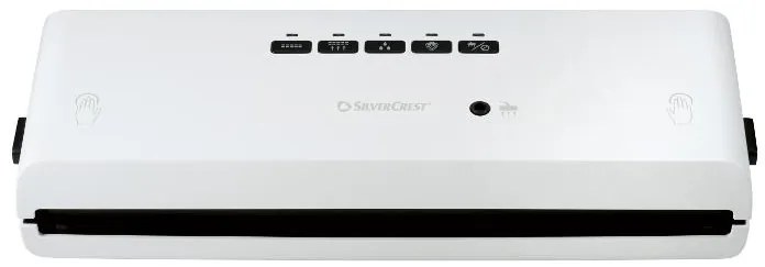 Silvercrest® Vákuovačka SV 130 A1, biela + Fóliové vrecká, 15 x 25 cm, 150 kusov + Fóliové vrecká, 25 x 30 cm, 75 kusov (800011375)