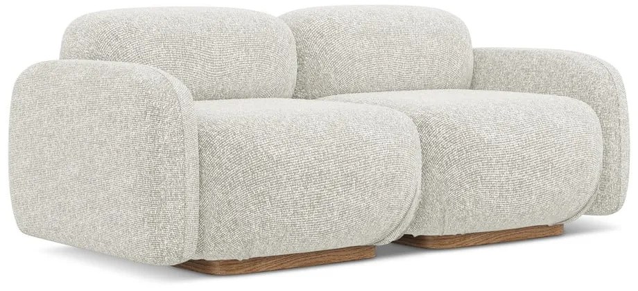 Krémovobiela pohovka 190 cm Ailani – Makamii