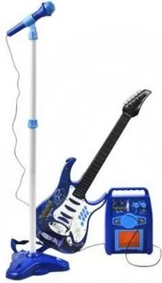 Elektrická gitara + mikrofon + zosilňovač