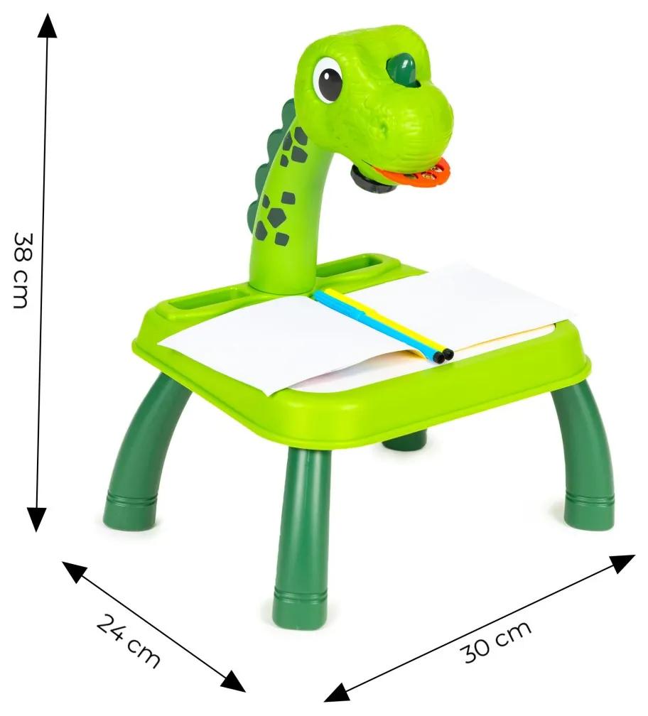 Dinosauří projektor DINNO zelený