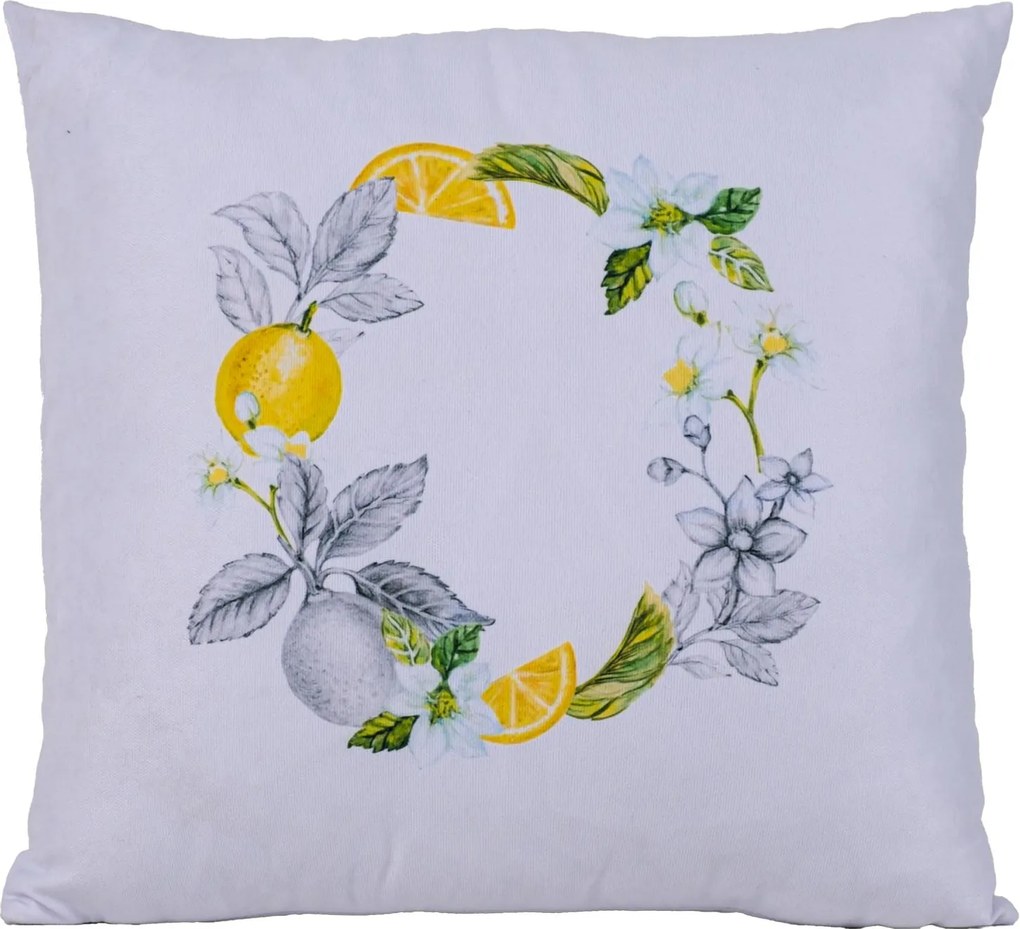 DEKORAČNÁ OBLIEČKA NA VANKÚŠ LIMONE8 43X43 CM VZOROVANÁ