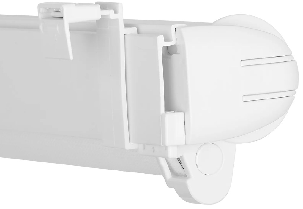 Dekodum Zatemňovacia Roleta Deň a Noc Strieborná Šířka (cm): 56, Dĺžka (cm): 150, Strana a farba mechanizmu: Práva – Biela