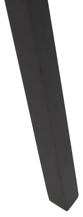 Stojaca lampa čierna bez tienidla - Puros