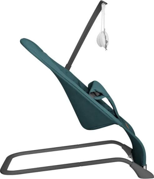 Detské hojdacie kreslo Moon 10 zelené