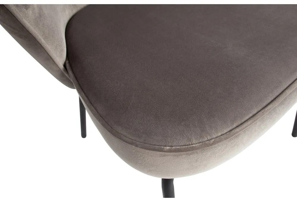 Béžové čalúnené jedálenské kreslá v súprave 2 ks Admit – WOOOD