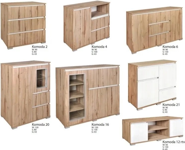 Komoda Rosa 21
