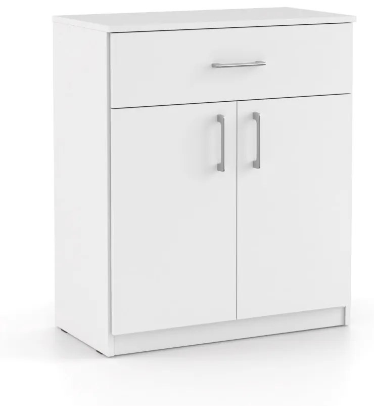 DREVONA Komoda biela BASIC 2DV + 1ZAS