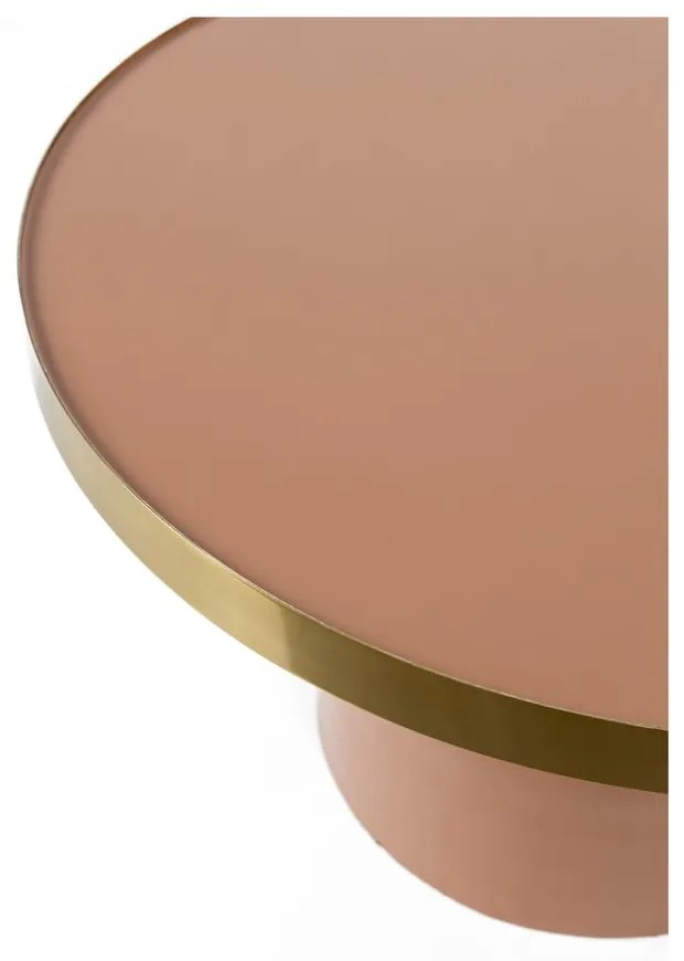 Kovový okrúhly odkladací stolík ø 60 cm Glam – Zuiver