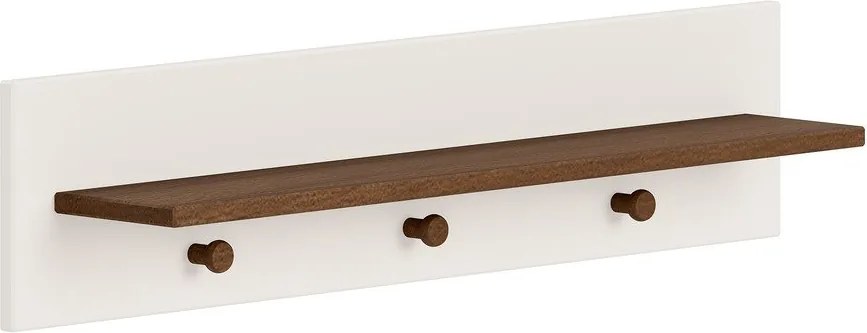 Béžový nástenný detský vešiak 80x18 cm Sezane – Vipack