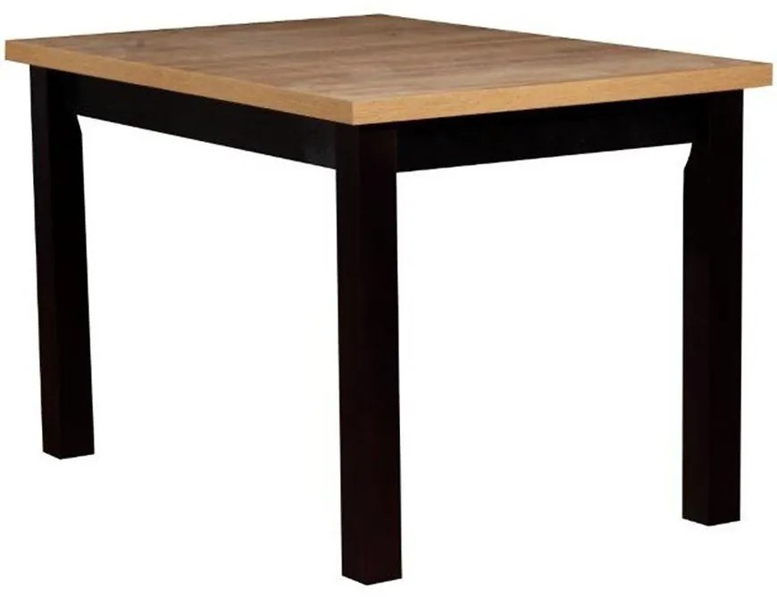 Jedálenský stôl ST45 140x80 dub wotan / čierna