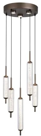 Searchlight 76210-5CL - LED stmievateľný luster na lanku CATTAIL LED/24W/230V