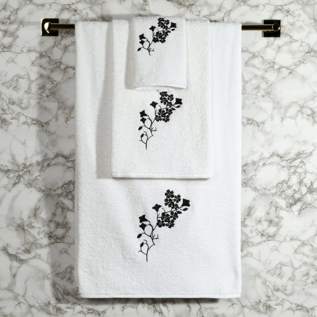 BAVLNENÝ UTERÁK SADA 30X50 CM, 50X90 CM, 70X140 CM BIELA