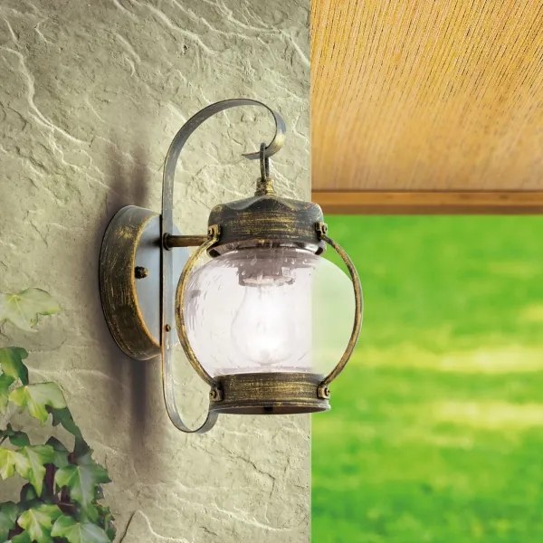 Orion - Vonkajšie nástenné svietidlo TAVERNA 1xE27/60W/230V IP23 bronz/patina