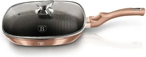 Berlinger Haus Grilovacia panvica s pokrievkou Rosegold Metallic Line, 28 cm