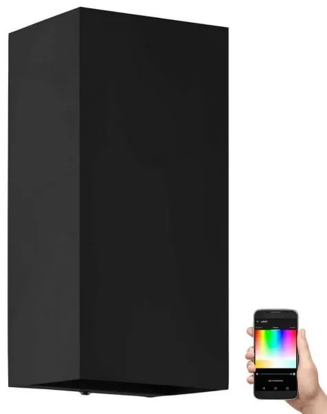 Eglo 900131 - LED RGB Stmievateľné vonkajšie svietidlo EREMITAN 2xGU10/5W/230V IP55