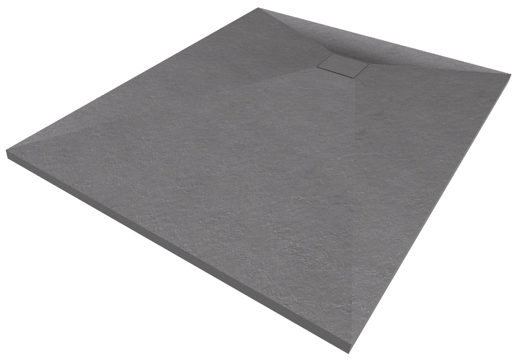 Erga Oldaf, SMC obdĺžniková sprchová vanička 120 x 90 cm, šedá matná, ERG-GMA-OL-90120G