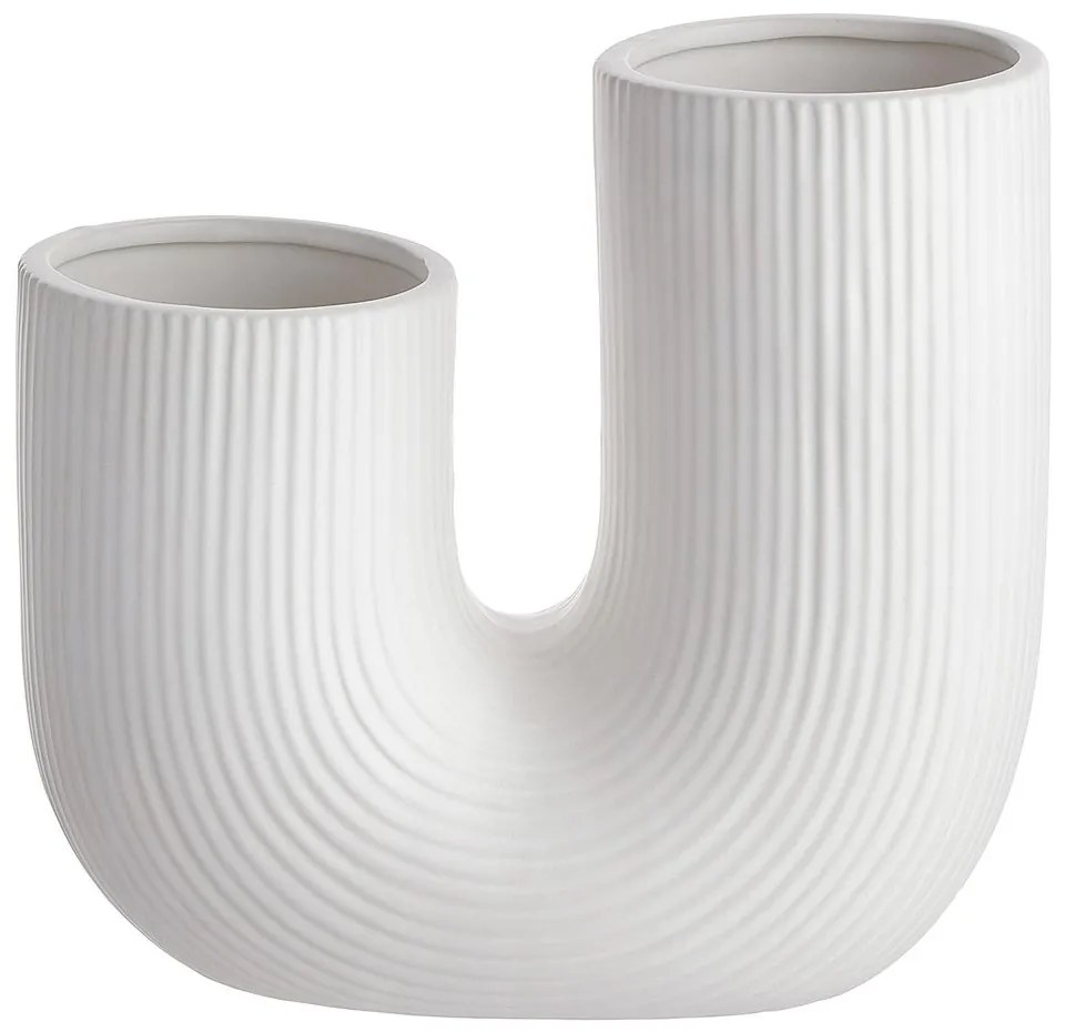 TUBE Váza ryhovaná 23 cm