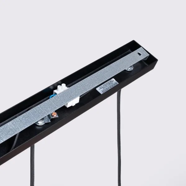 Sollux SL.1575 - Luster na lanku KARBON 3xGU10/10W/230V čierna