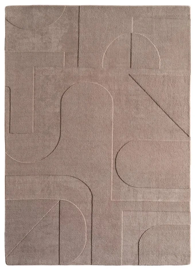 Svetlohnedý prateľný koberec 240x340 cm Pompei 1614 – Ayyildiz Carpets