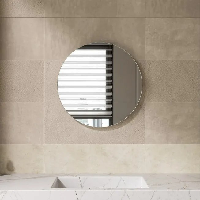 Erga Round, okrúhle zrkadlo 50cm, ERG-V01-ROUND-5050-CL