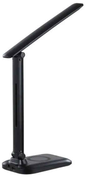 Immax 09106L - LED stmievateľná stolná lampa s bezdrôtovým nabíjaním QI LUMI LED/7W/230V čierna