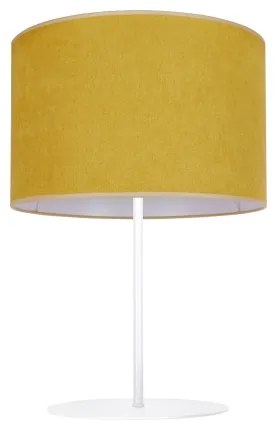 Duolla - Stolná lampa BRISTOL 1xE14/15W/230V pr. 17,5 cm žltá/biela