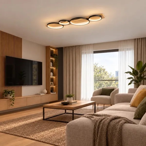 BRILAGI - LED Stropné svietidlo PLANK LED/38W/230V 4000K 40x120 cm drevo
