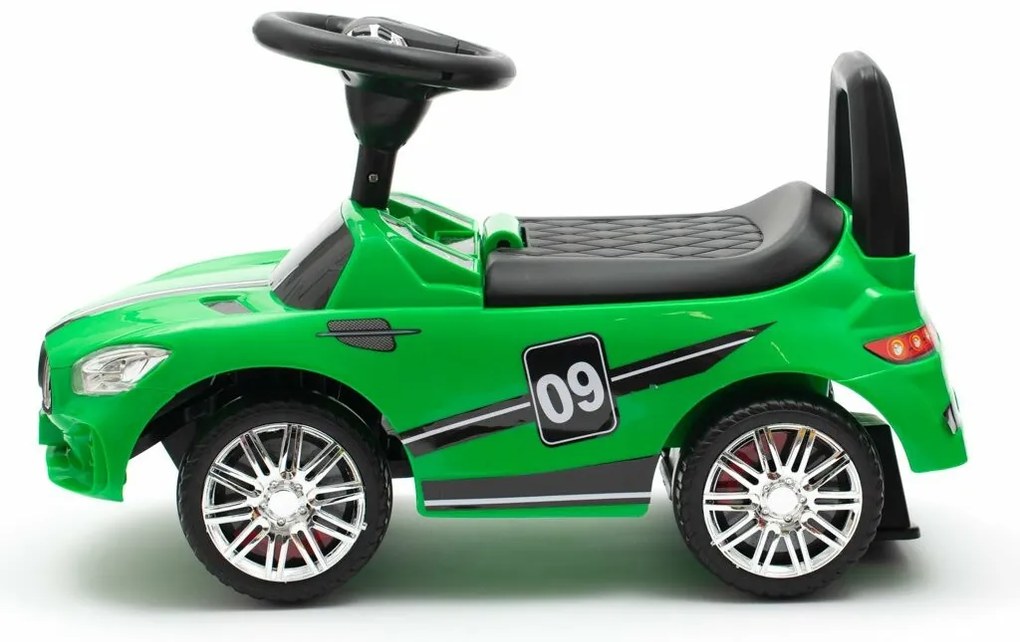 Detské odrážadlo so zvukom Baby Mix RACER zelené