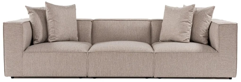 Trojmiestna pohovka Sora 325 cm pieskovo béžová