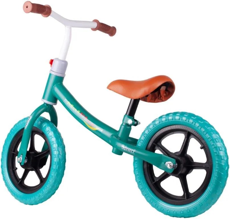 KIK Detský bežecký bicykel zelený