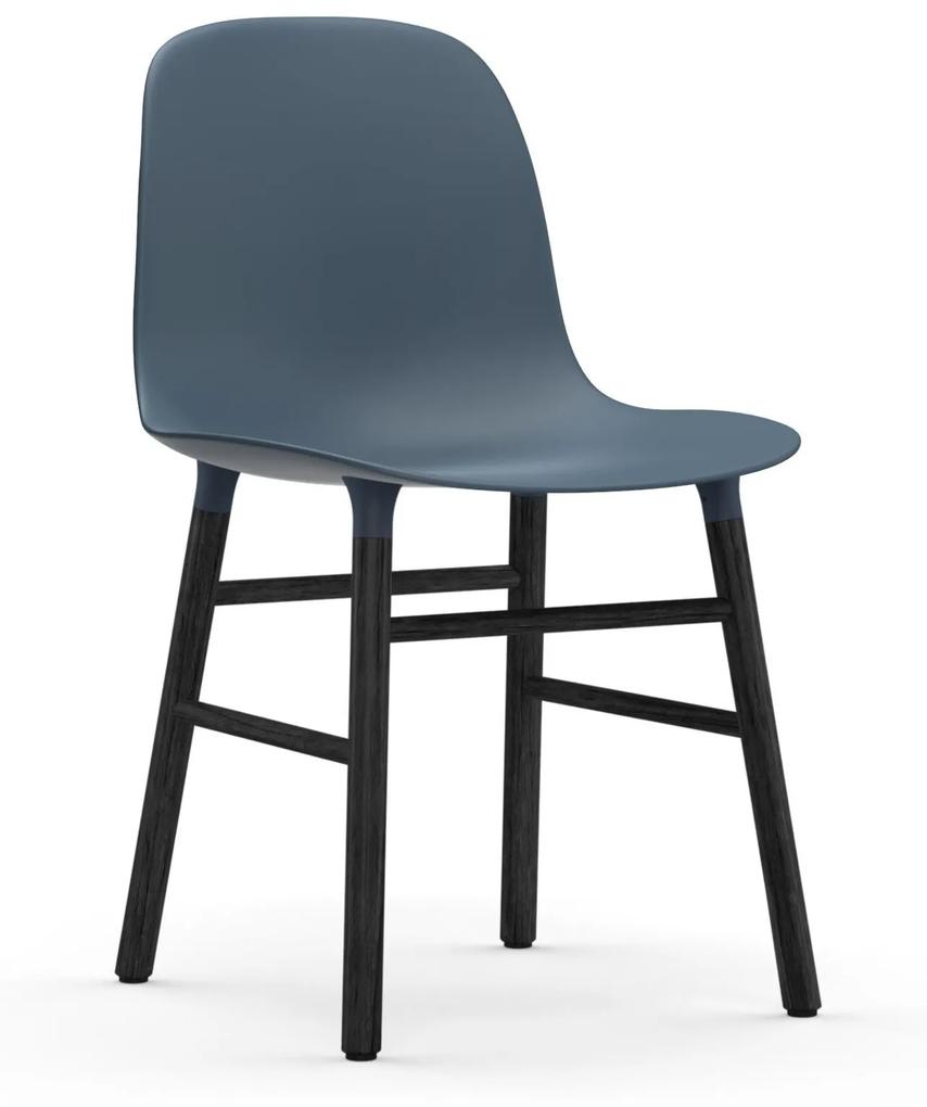 Stolička Form Chair – modrá/čierny dub