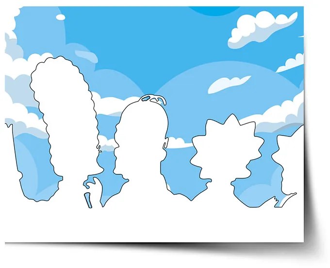 Sablio Plagát Cartoon 1 - 90x60 cm