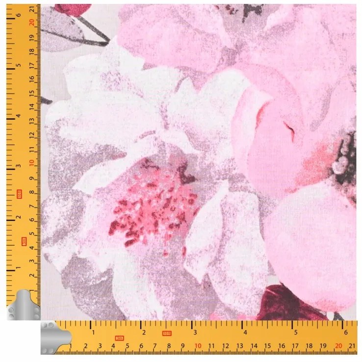 Látka metráž 100% bavlna delux Nelly sivá EMI, 1 meter