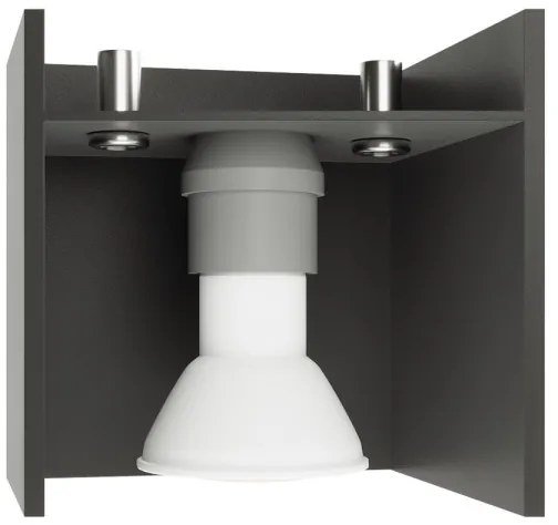 Luster na lanku QUAD 1 1xGU10/40W/230V čierna