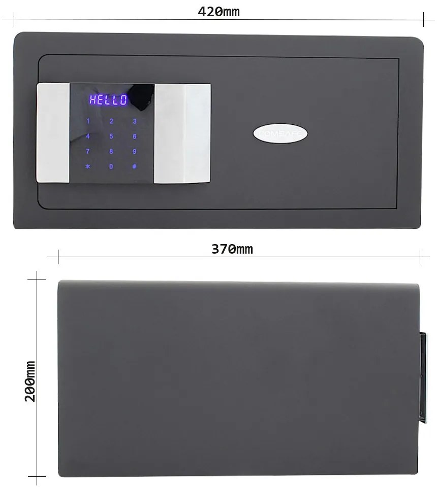 Nábytkový elektronický trezor PRESTIGE LAP