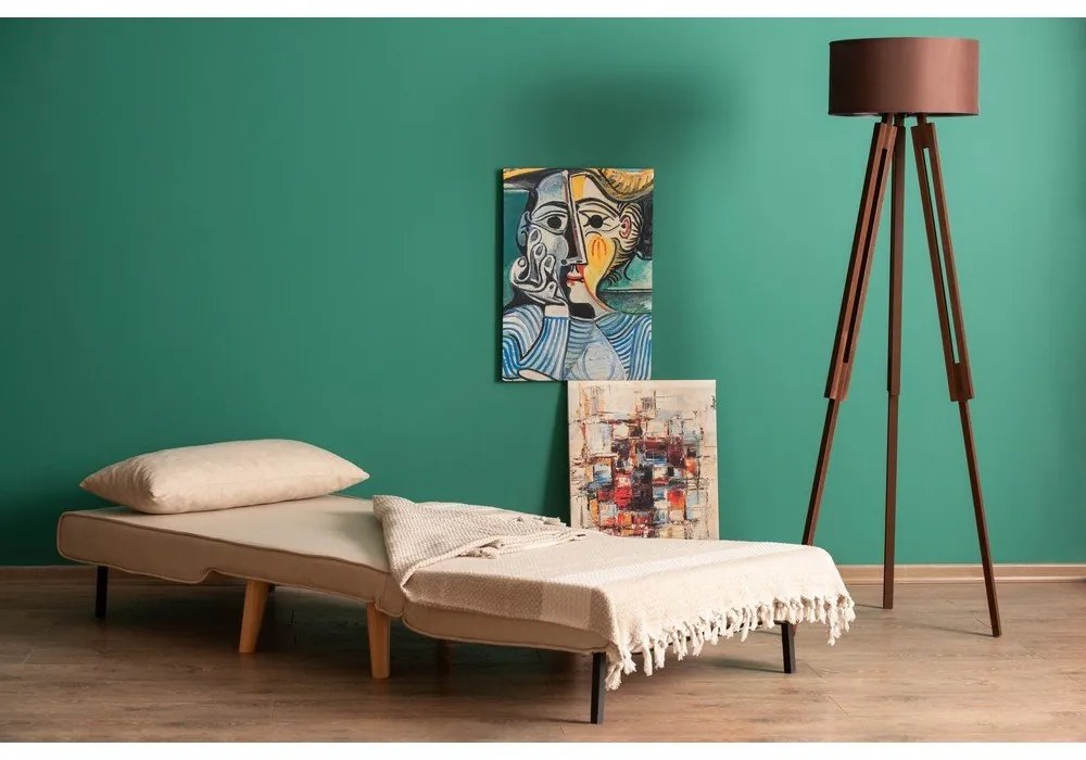 Krémové kreslo Folde – Artie