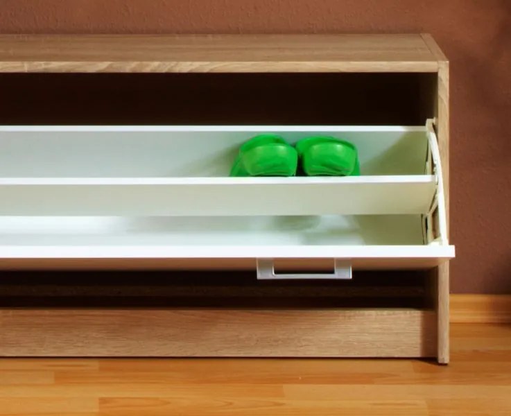 Predsieňová stena Vincent, dub sonoma/biela