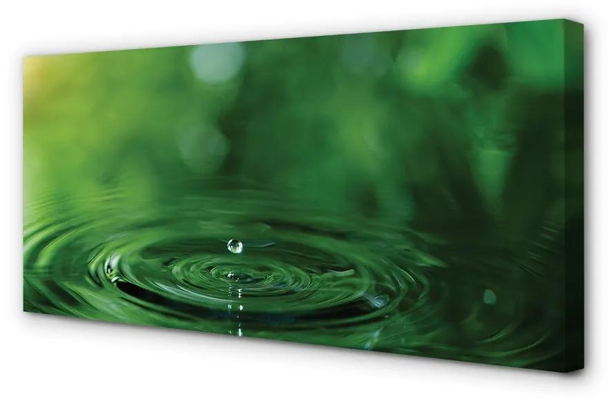 Obraz canvas Kvapka vody close-up 125x50 cm