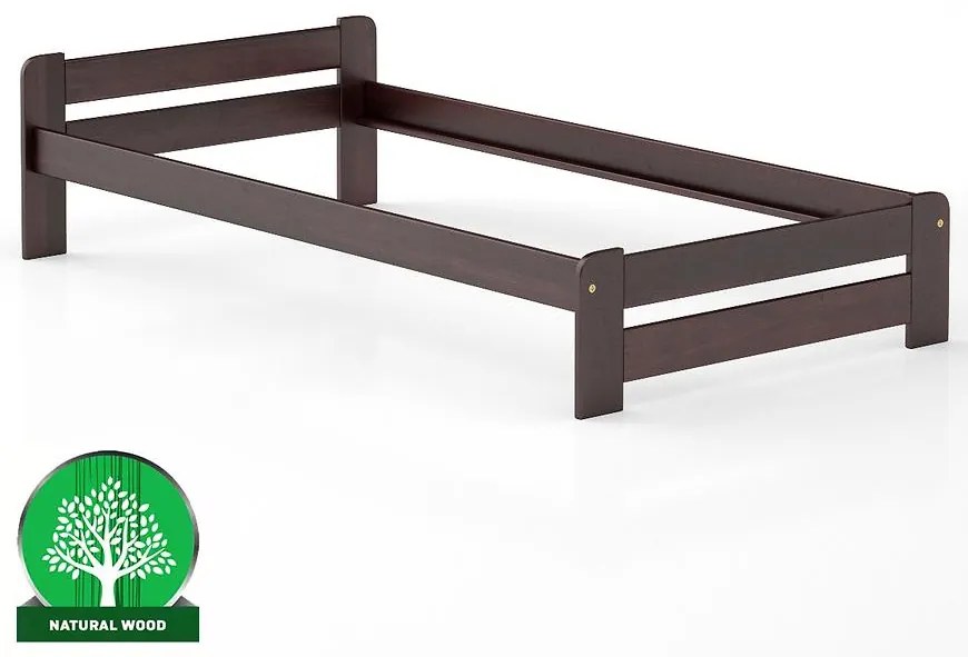 Posteľ borovica LK099–100x200 orech