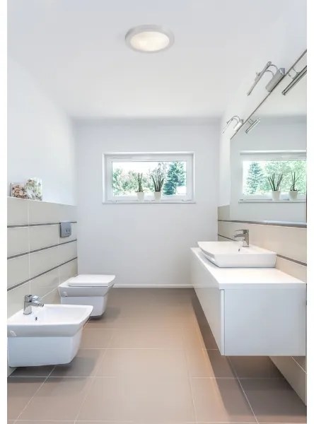 FARO 62981 - Kúpeľňové stropné svietidlo LOGOS 2xE27/20W/100-240V IP44