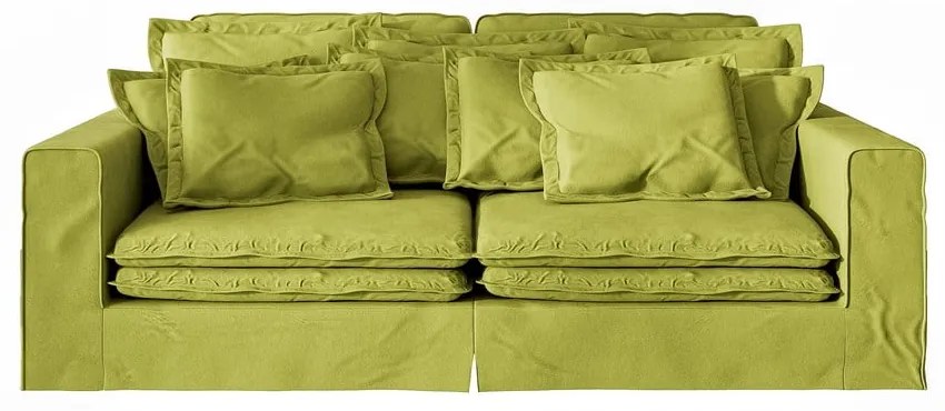 Svetlozelená pohovka 236 cm Nora – Ropez