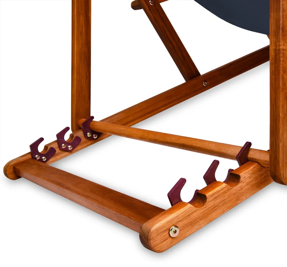 Záhradné lehátko SIENA, 65x87x102cm, antracitová Jurhan