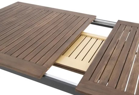Doppler EXPERT WOOD Plus - záhradná hliníková sedacia súprava 8+1