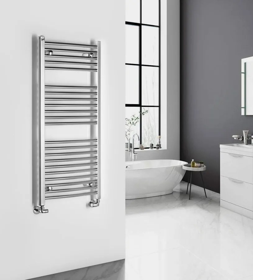 Aqualine Aqualine, ALYA vykurovacie teleso oblé 500x1110mm, chróm, LLC201