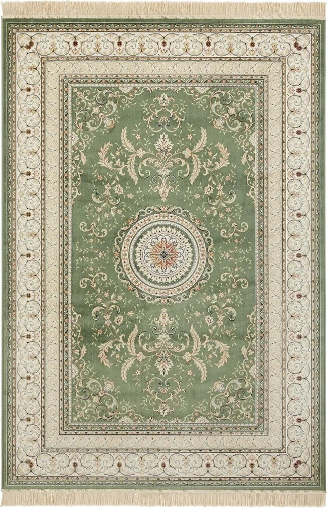 Hanse Home 135x195 cm Kusový koberec Naveh 104372 Green, zelená, chodba / predsieň