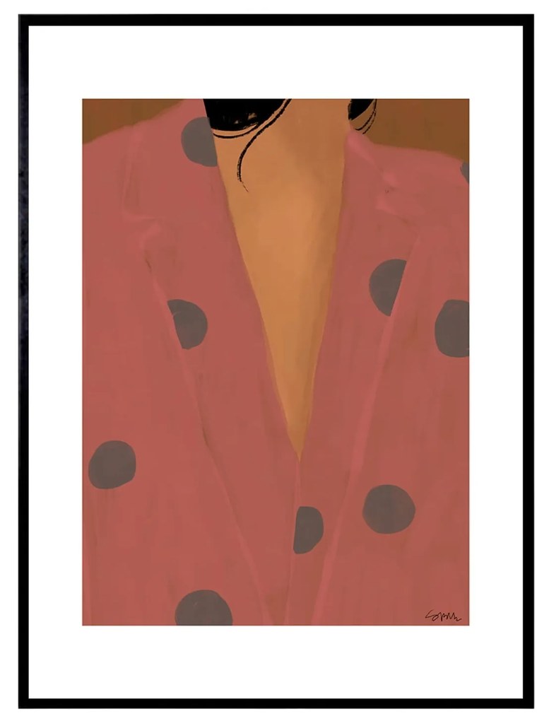 THE POSTER CLUB Autorský plagát Dressed by Sandra Blomén Maschinsky 30 x 40 cm
