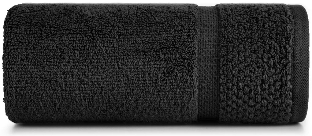 BAVLNENÝ UTERÁK VILIA 50X90 CM TMAVOSIVÁ