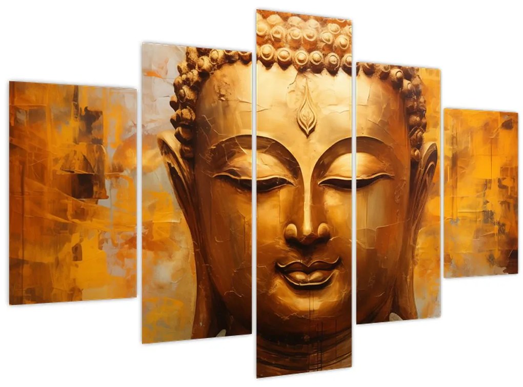 Obraz - Budha, olejomaľba (150x105 cm)